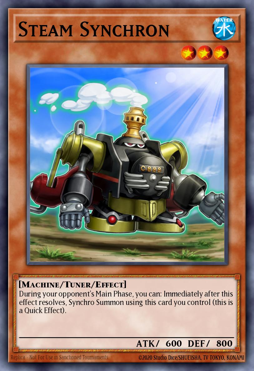 Steam Synchron Ultra Rare BLAR-EN064 Battles of Legend Armageddon Yugioh card