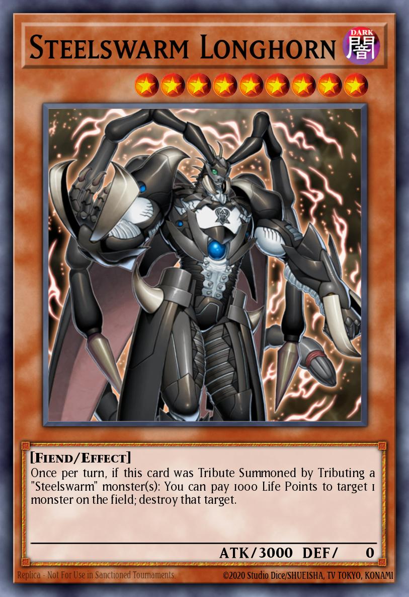 Steelswarm Longhorn Duel Terminal Super Parallel Rare DT06-EN031 Duel Terminal 6a Yugioh card