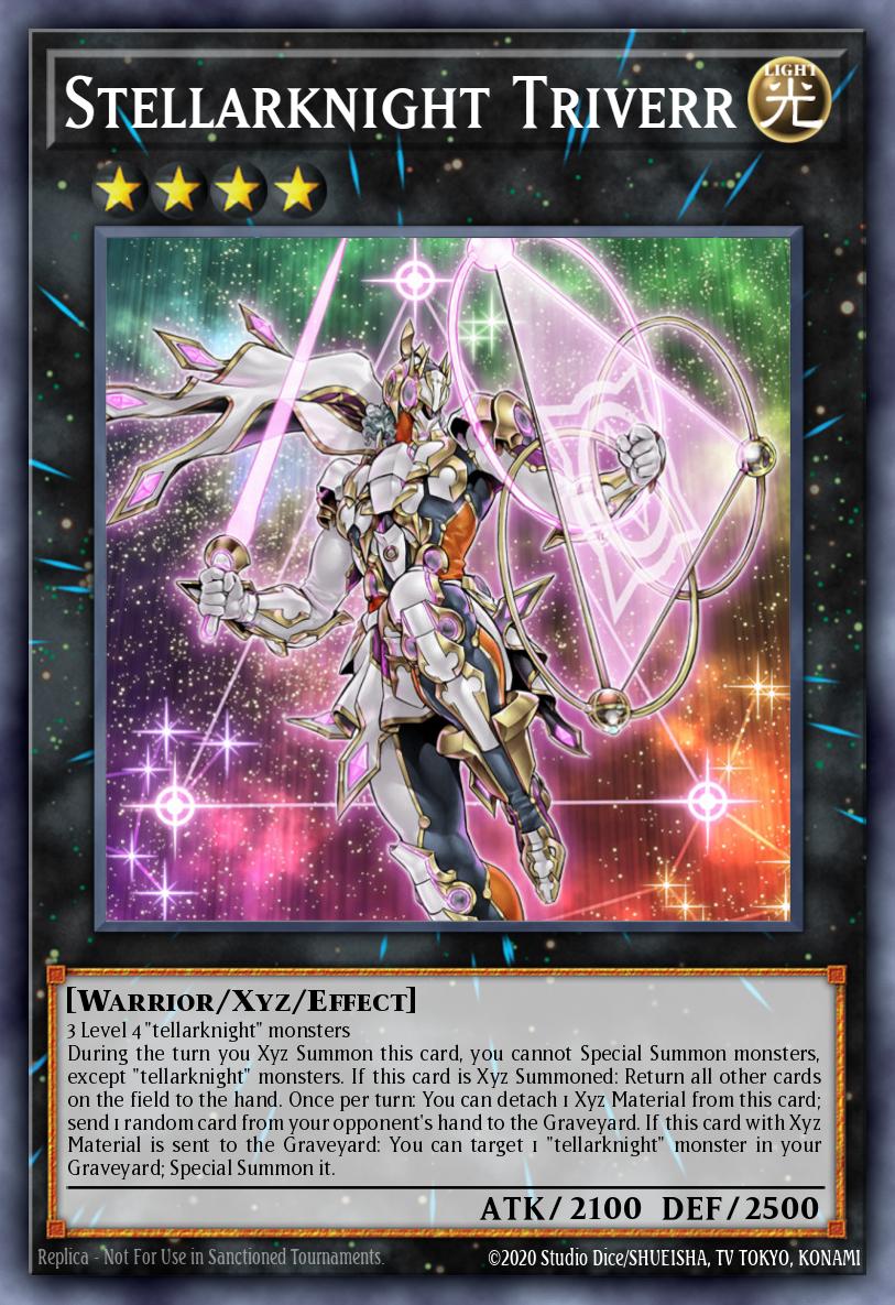 Stellarknight Triverr Secret Rare BLGG-EN098 Battles of Legend: Glorious Gallery Yugioh card