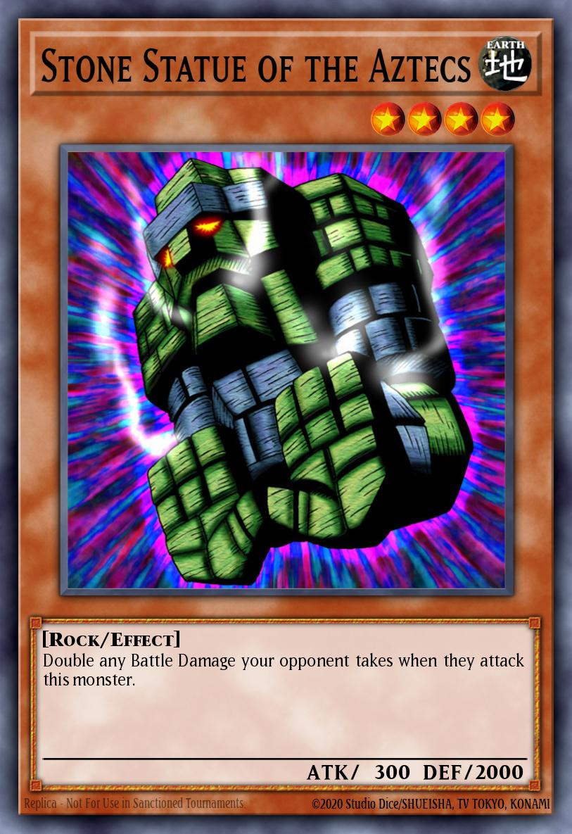 Stone Statue of the Aztecs Super Rare AST-014 Ancient Sanctuary Yugioh card