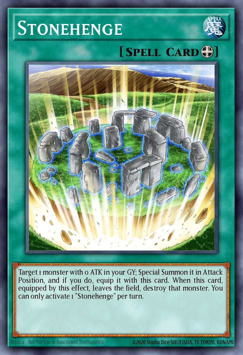 Stonehenge Ultra Rare BLCR-EN024 Battles of Legend Crystal Revenge Yugioh card
