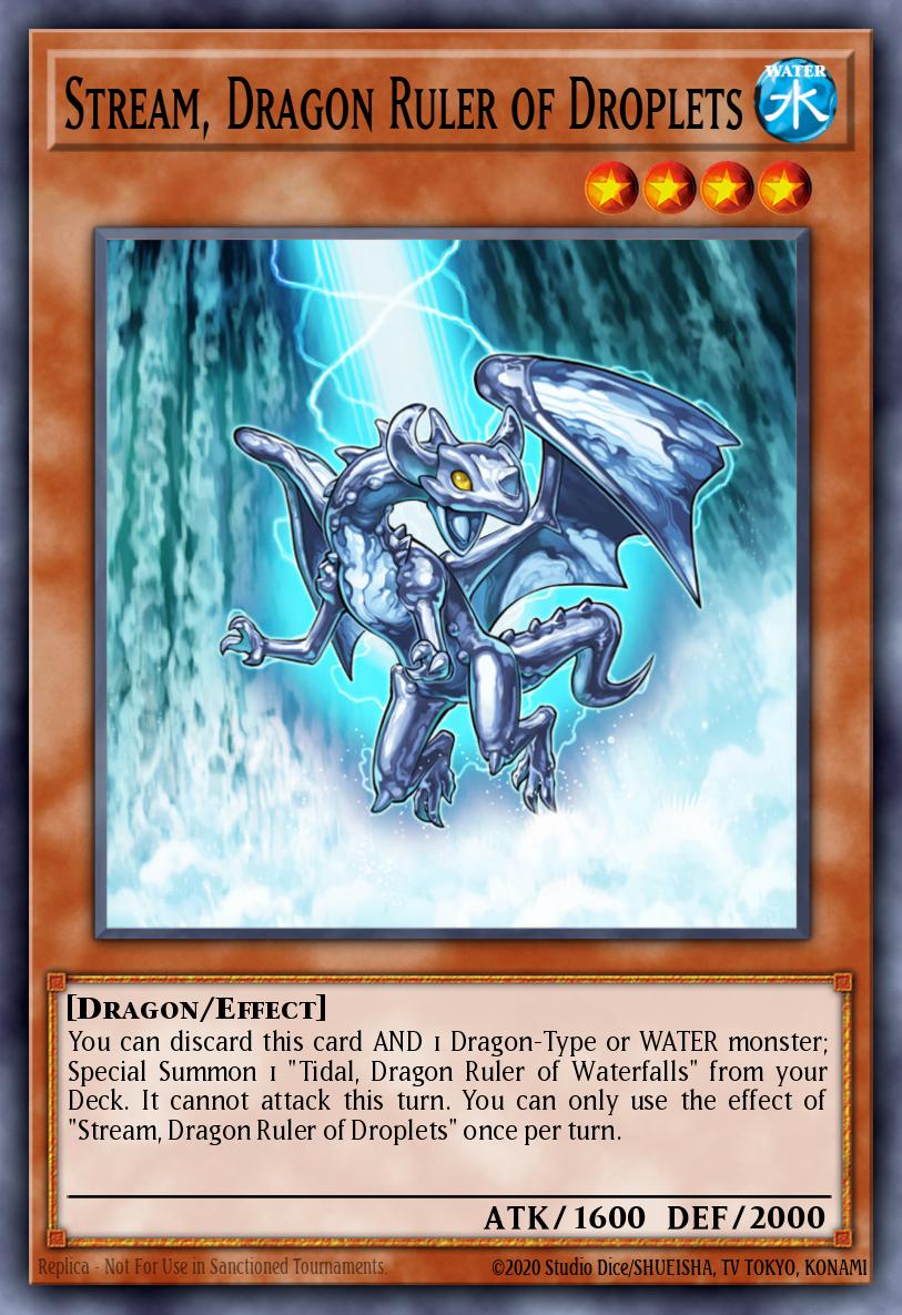 Stream Dragon Ruler of Droplets Secret Rare BLMM-EN122 Battles of Legend Monster Mayhem Yugioh card