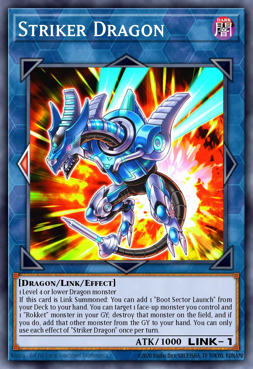 Striker Dragon Prismatic Secret Rare MP20-EN204 2020 Tin of Lost Memories Mega Pack Yugioh card