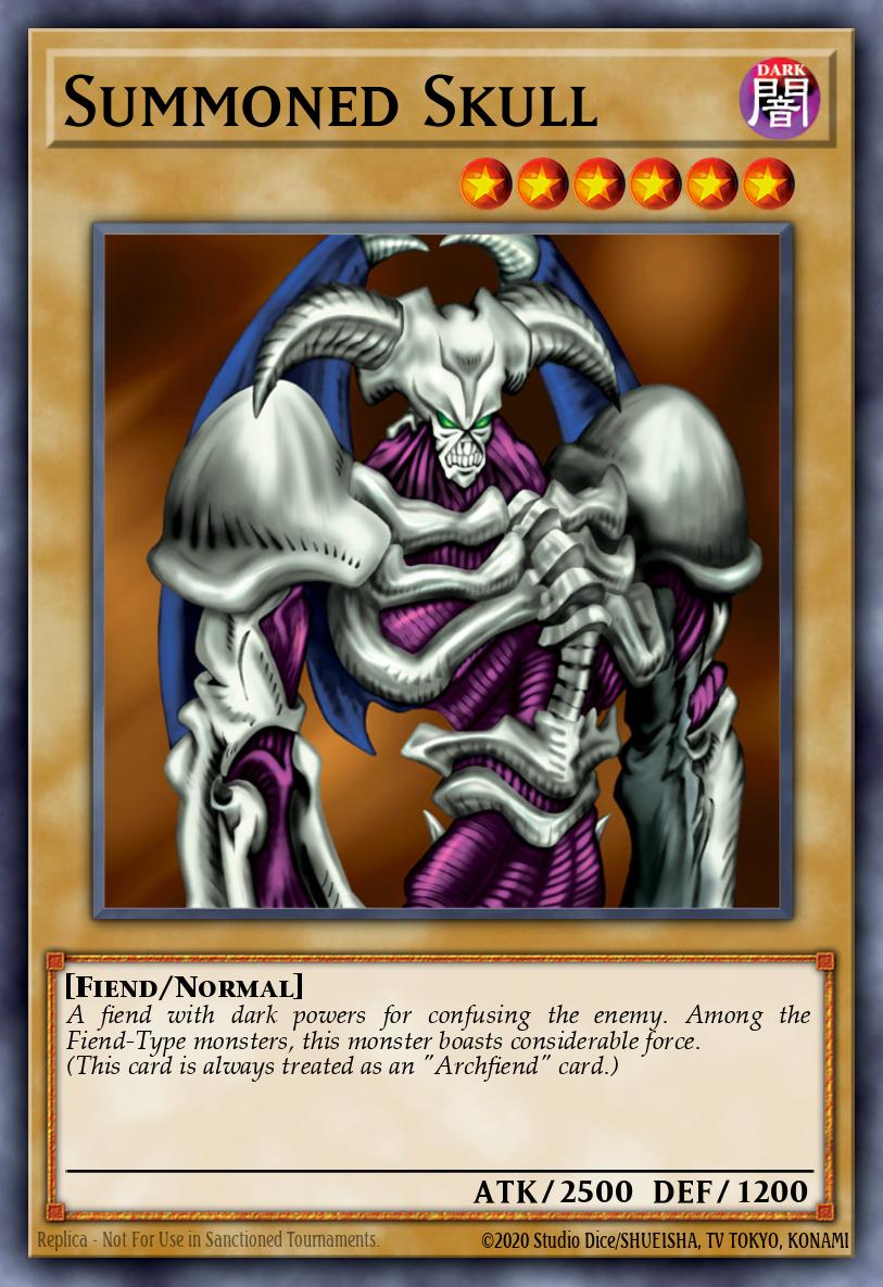 Summoned Skull Secret Rare BLGG-EN001 Battles of Legend: Glorious Gallery Yugioh card