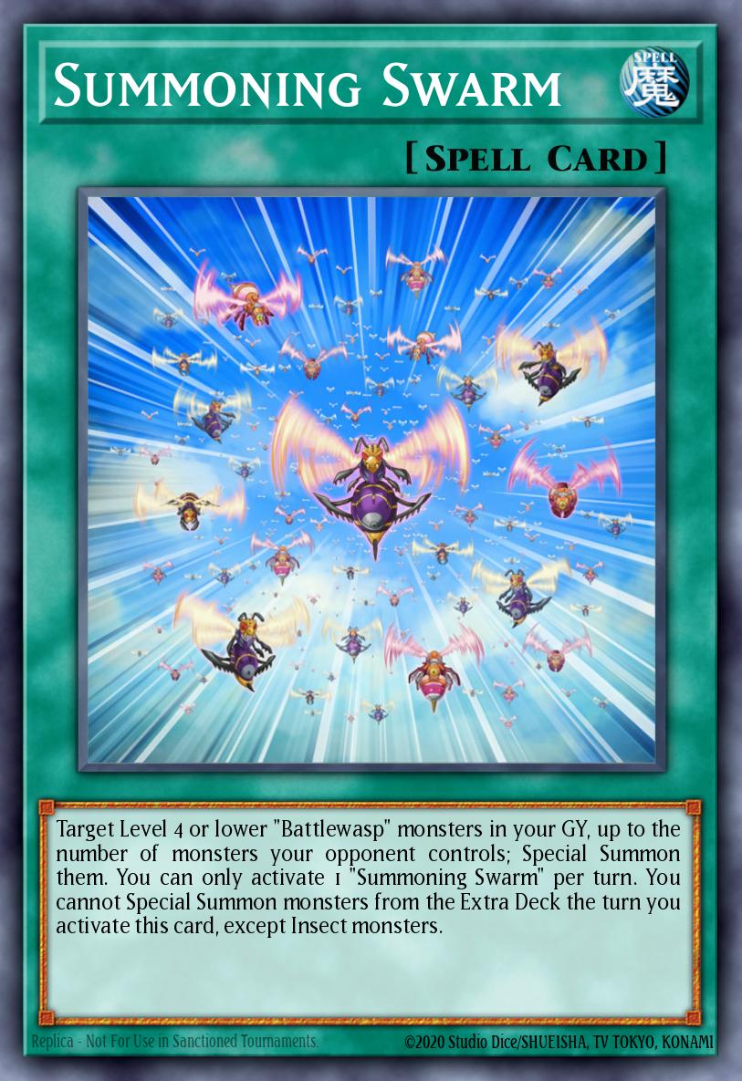 Summoning Swarm Ultra Rare BLHR-EN040 Battles of Legend Heros Revenge Yugioh card