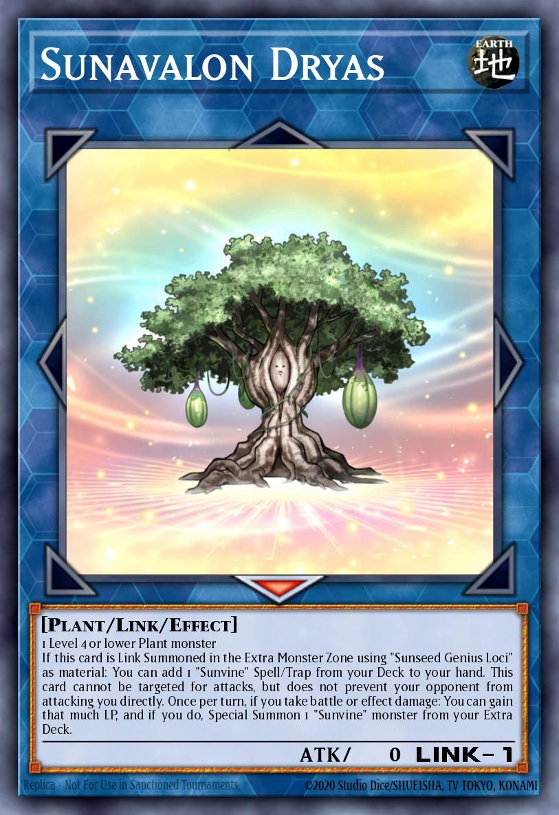 Sunavalon Dryas Ultra Rare GFTP-EN018 Ghosts From the Past Yugioh card