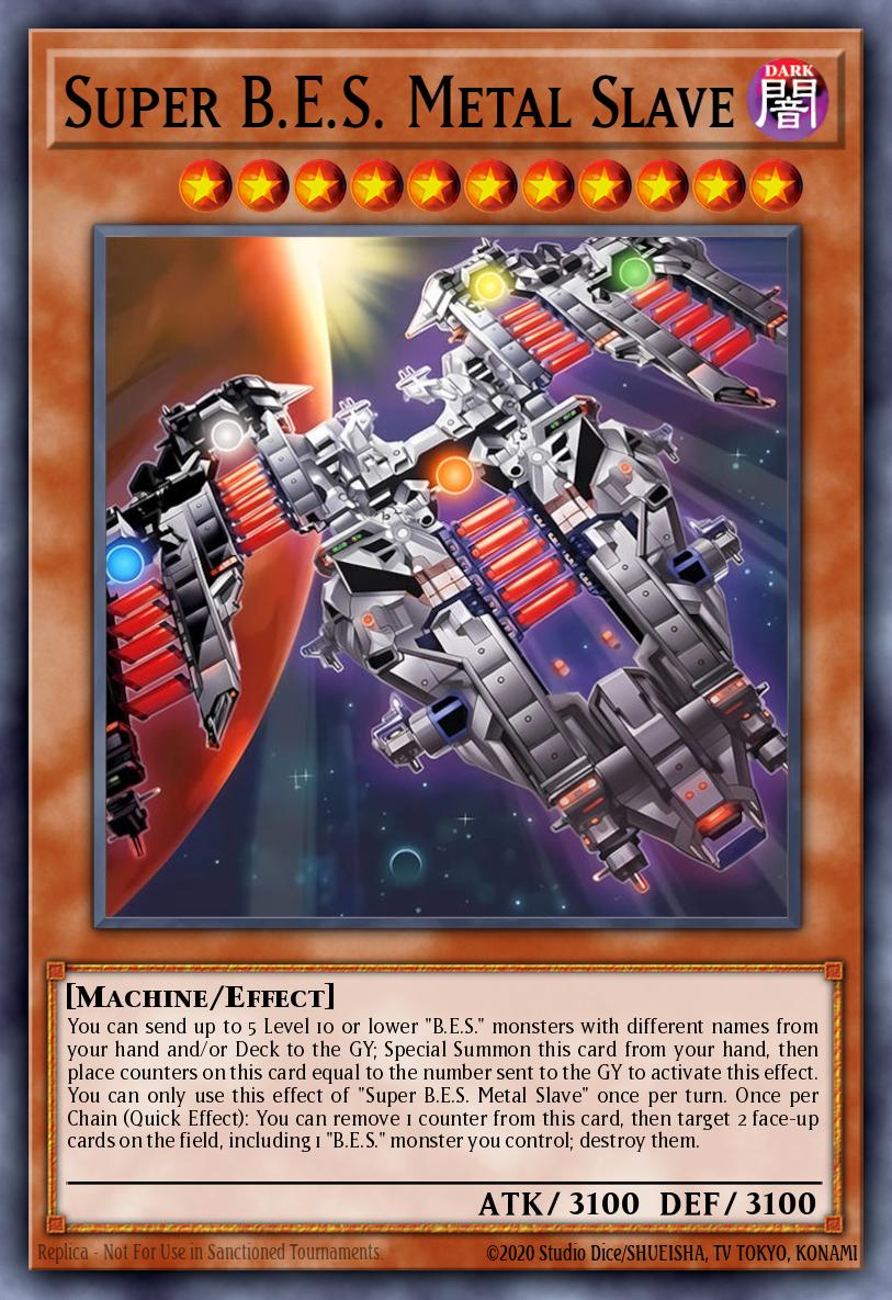 Super B.E.S. Metal Slave Super Rare BPRO-EN022 Burst Protocol Yugioh card