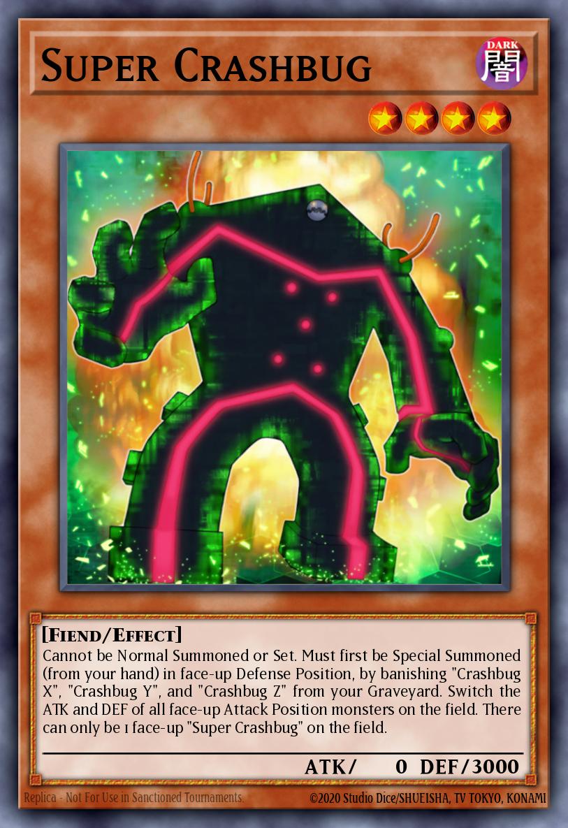 Super Crashbug Super Rare GENF-EN012 Generation Force Yugioh card