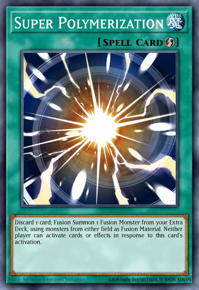 Super Polymerization Ultra Rare CH01-EN033 THE CHRONICLES DECK: The Fallen & The Virtuous (All-Foil Edition) Yugioh card
