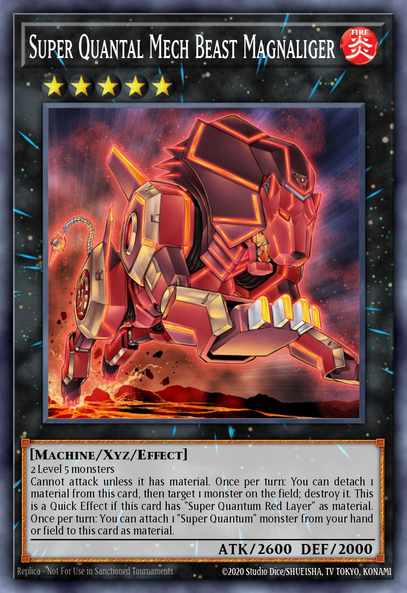Super Quantal Mech Beast Magnaliger Common OP10-EN020 OTS Tournament Pack 10 Yugioh card
