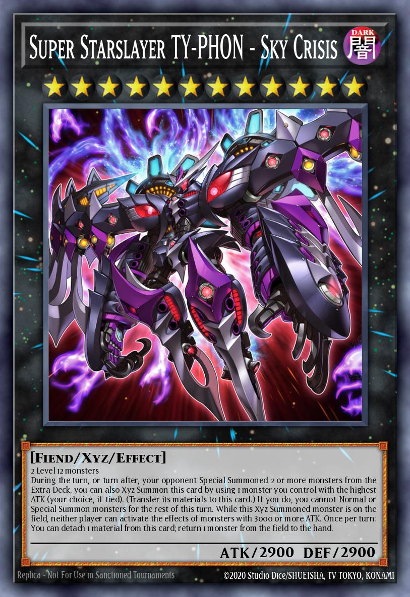 Super Starslayer TY-PHON - Sky Crisis Ultimate Rare OP30-EN003 OTS Tournament Pack 30 Yugioh card