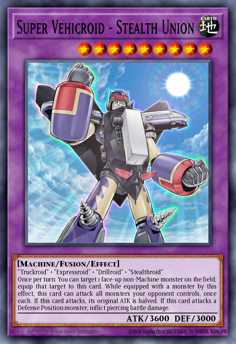 Super Vehicroid - Stealth Union Ultra Rare DUOV-EN078 Duel Overload Yugioh card