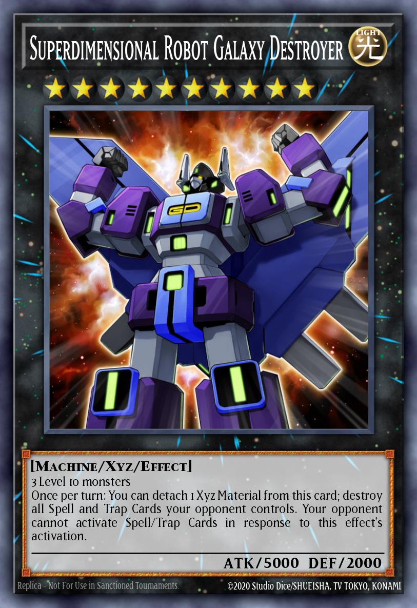 Superdimensional Robot Galaxy Destroyer Rare CRBR-EN043 Crossover Breakers Yugioh card