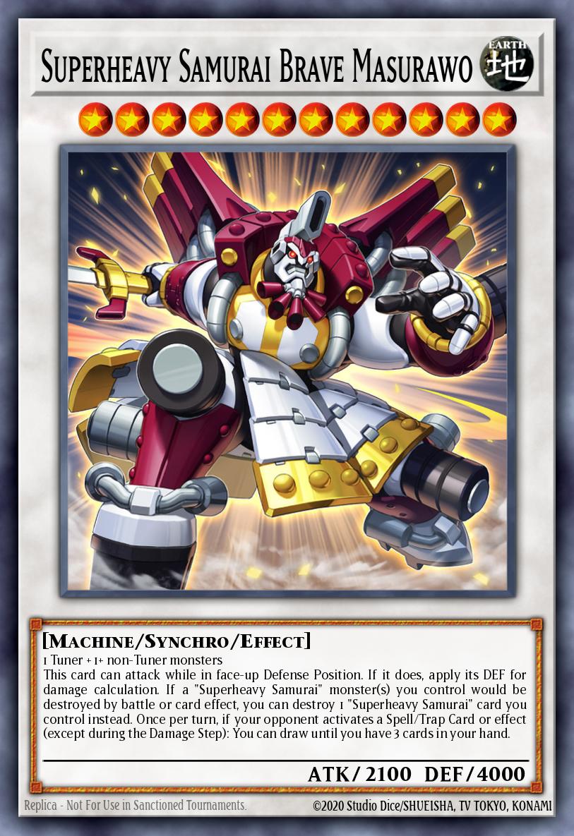 Superheavy Samurai Brave Masurawo Ultra Rare CYAC-EN039 Cyberstorm Access Yugioh card