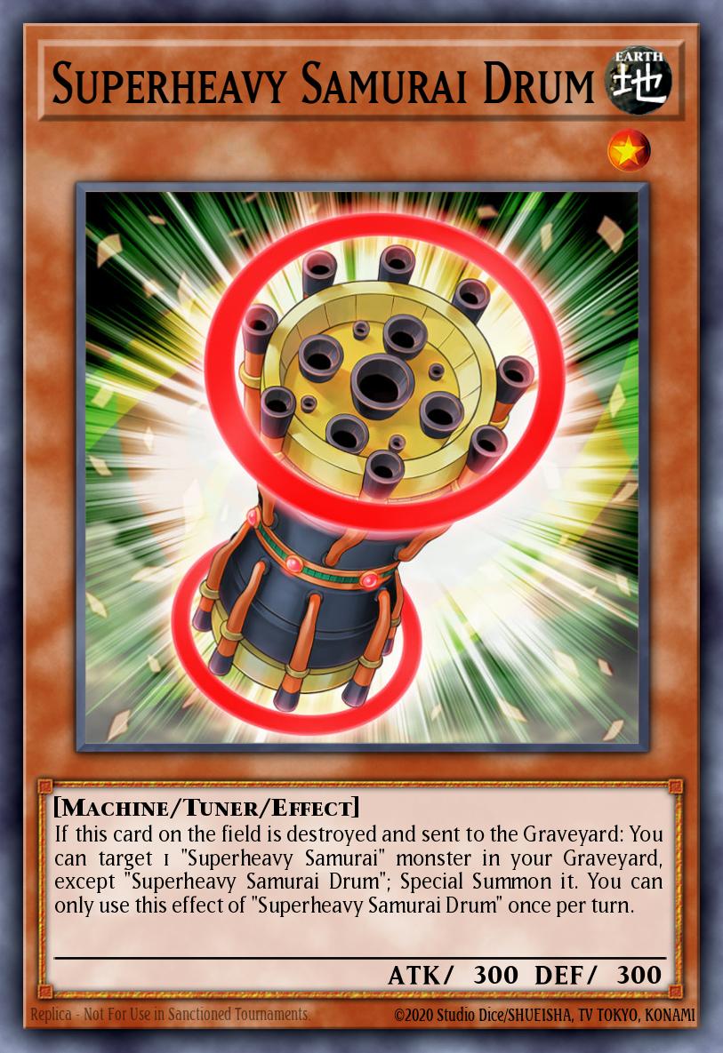 Superheavy Samurai Drum Common MP16-EN110 2016 Mega-Tin Mega Pack Yugioh card