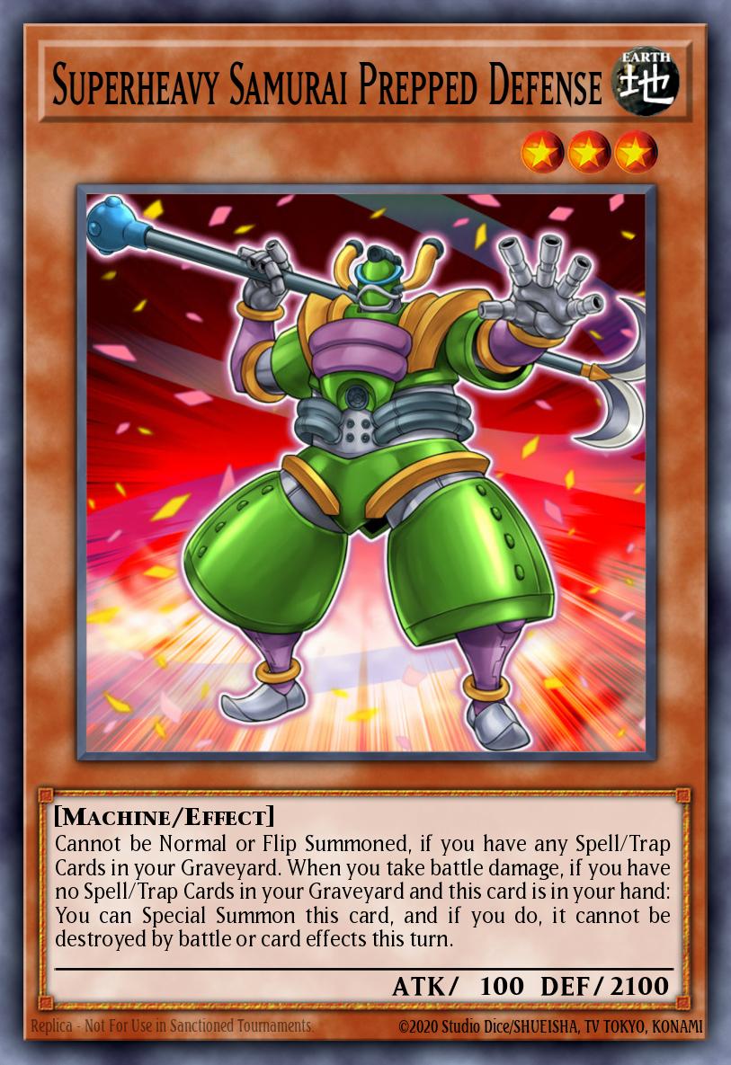 Superheavy Samurai Prepped Defense Common MP16-EN180 2016 Mega-Tin Mega Pack Yugioh card