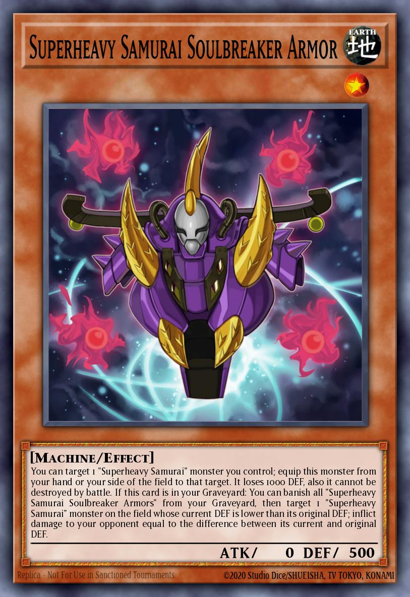 Superheavy Samurai Soulbreaker Armor Common MP15-EN136 2015 Mega-Tin Mega Pack Yugioh card