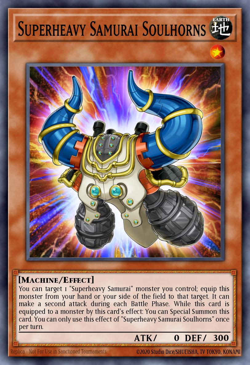 Superheavy Samurai Soulhorns Common MP16-EN111 2016 Mega-Tin Mega Pack Yugioh card