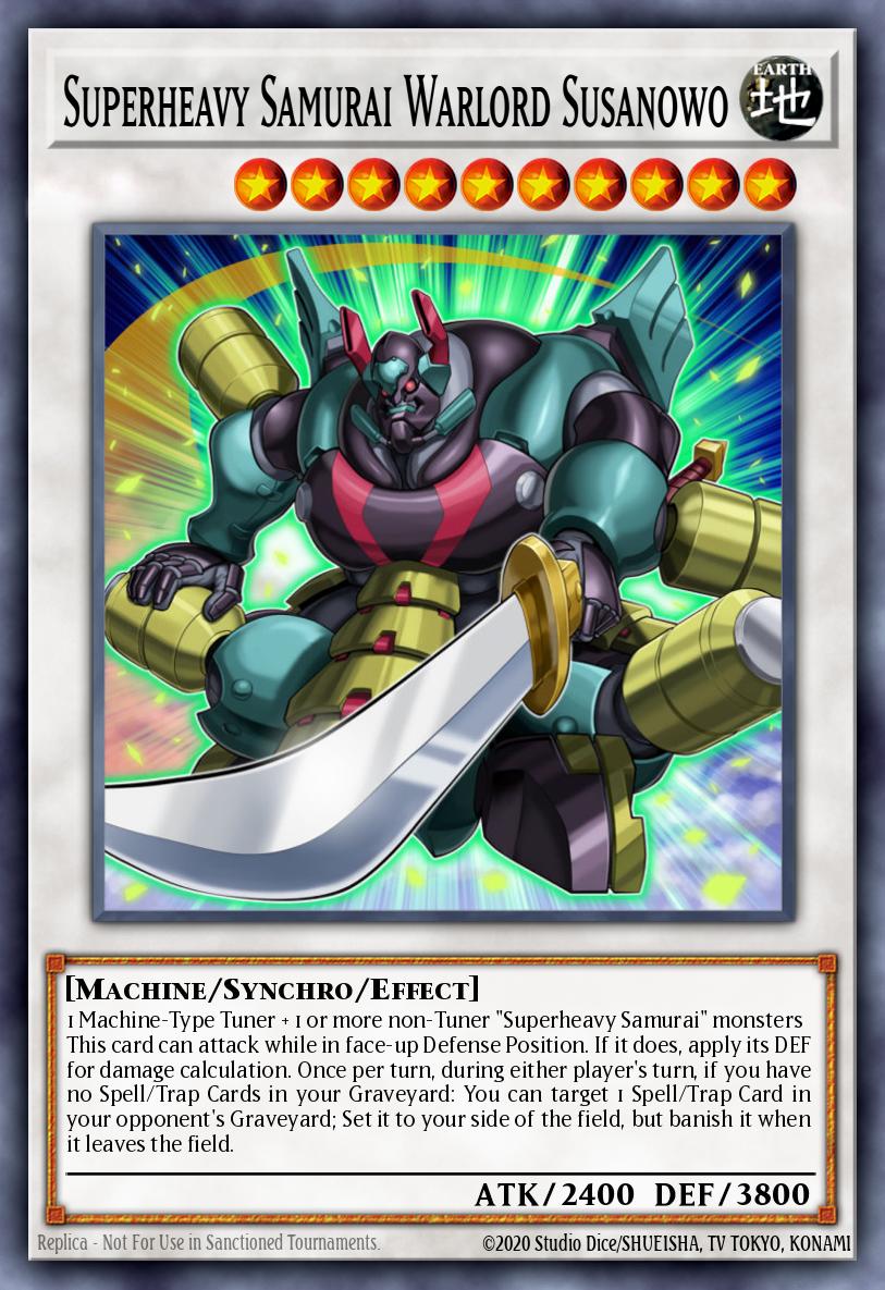 Superheavy Samurai Warlord Susanowo Super Rare SECE-EN048 Secrets of Eternity Yugioh card