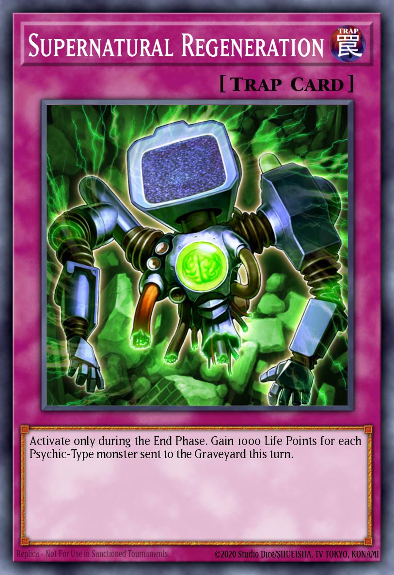 Supernatural Regeneration Common CRMS-EN077 Crimson Crisis Yugioh card