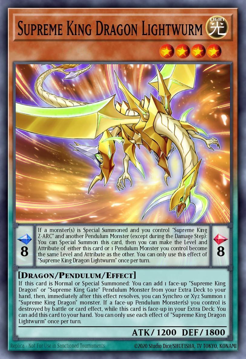 Supreme King Dragon Lightwurm Common MP24-EN387 25th Anniversary Tin Dueling Mirrors Yugioh card
