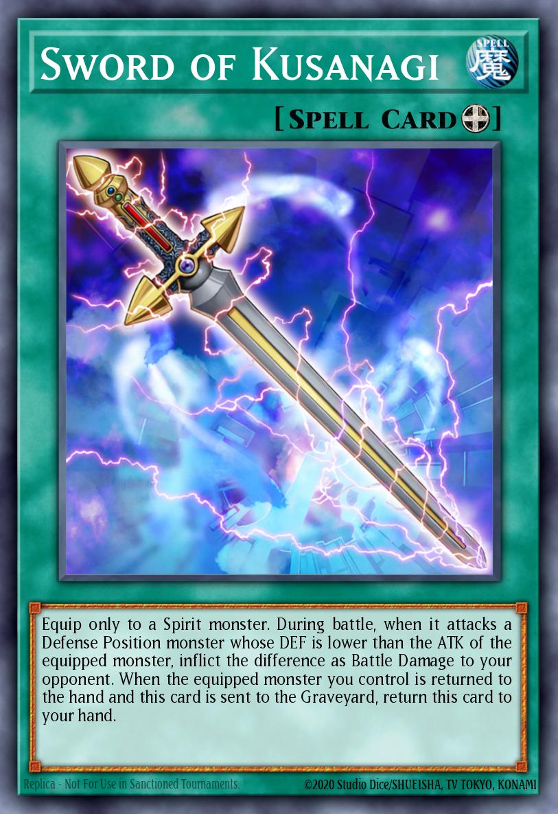 Sword of Kusanagi Common TDGS-EN054 The Duelist Genesis Yugioh card