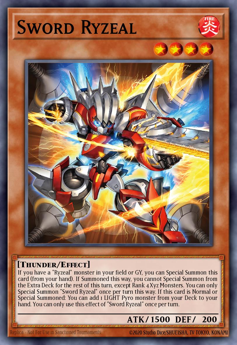Sword Ryzeal Prismatic Secret Rare MP25-EN118 2025 Mega-Pack Tin Yugioh card