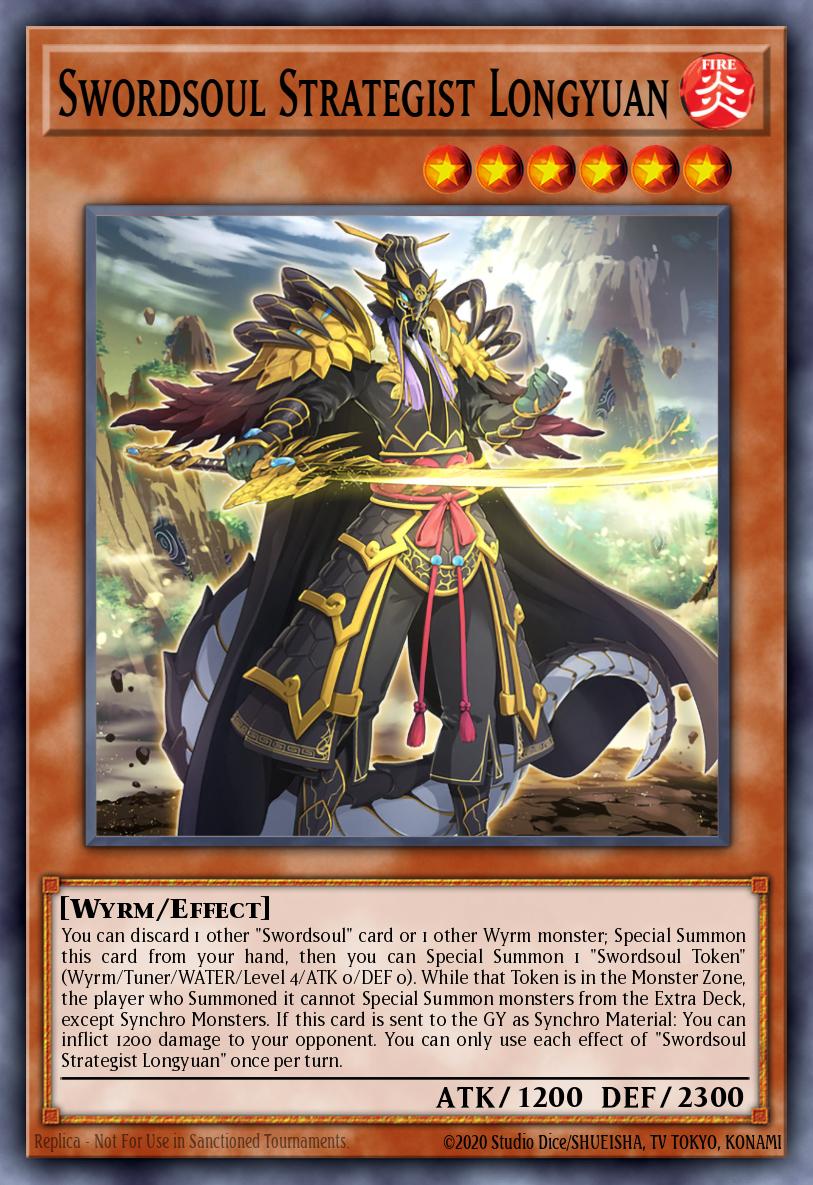 Swordsoul Strategist Longyuan Ultra Rare BODE-EN005 Burst of Destiny Yugioh card