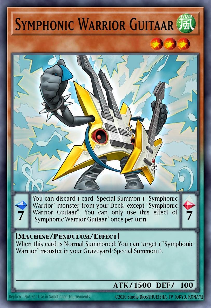 Symphonic Warrior Guitaar Common MP17-EN232 2017 Mega-Tin Mega Pack Yugioh card