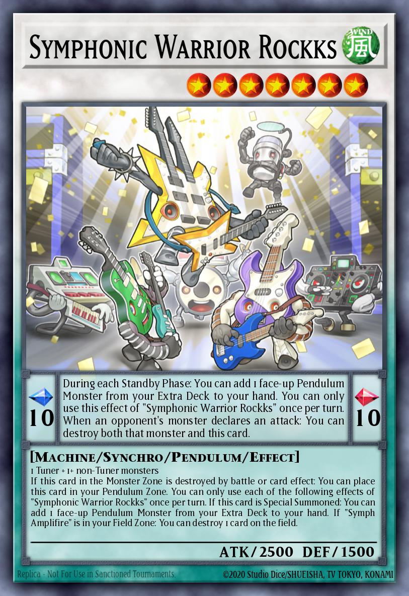 Symphonic Warrior Rockks Common DIFO-EN042 Dimension Force Yugioh card