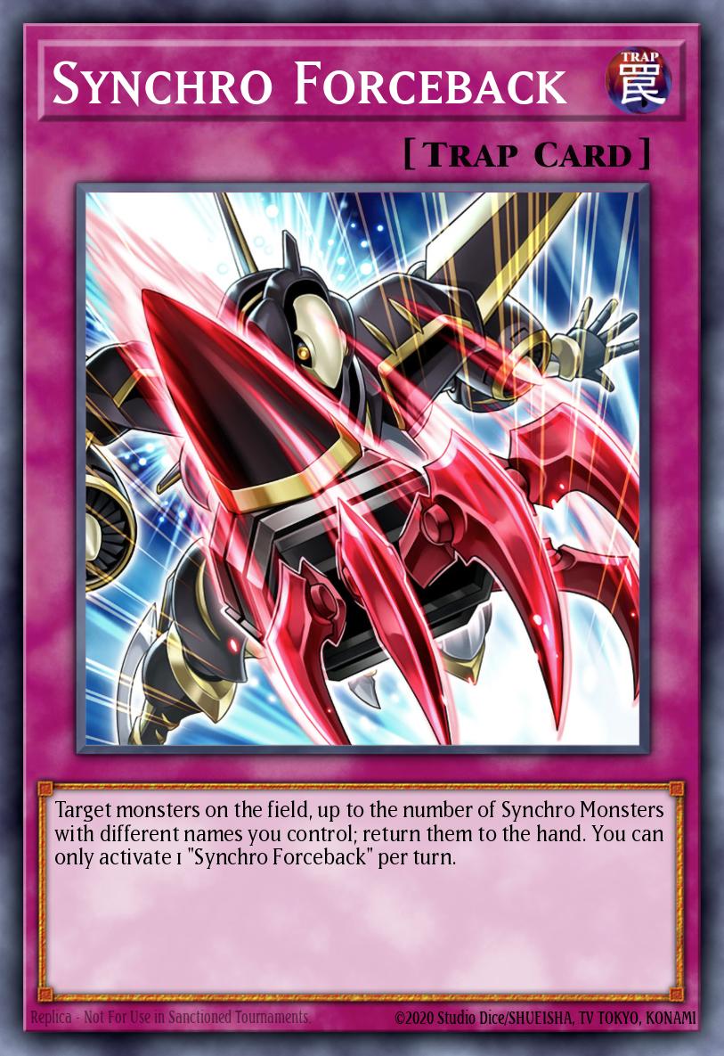 Synchro Forceback Super Rare DUNE-EN085 Duelist Nexus Yugioh card