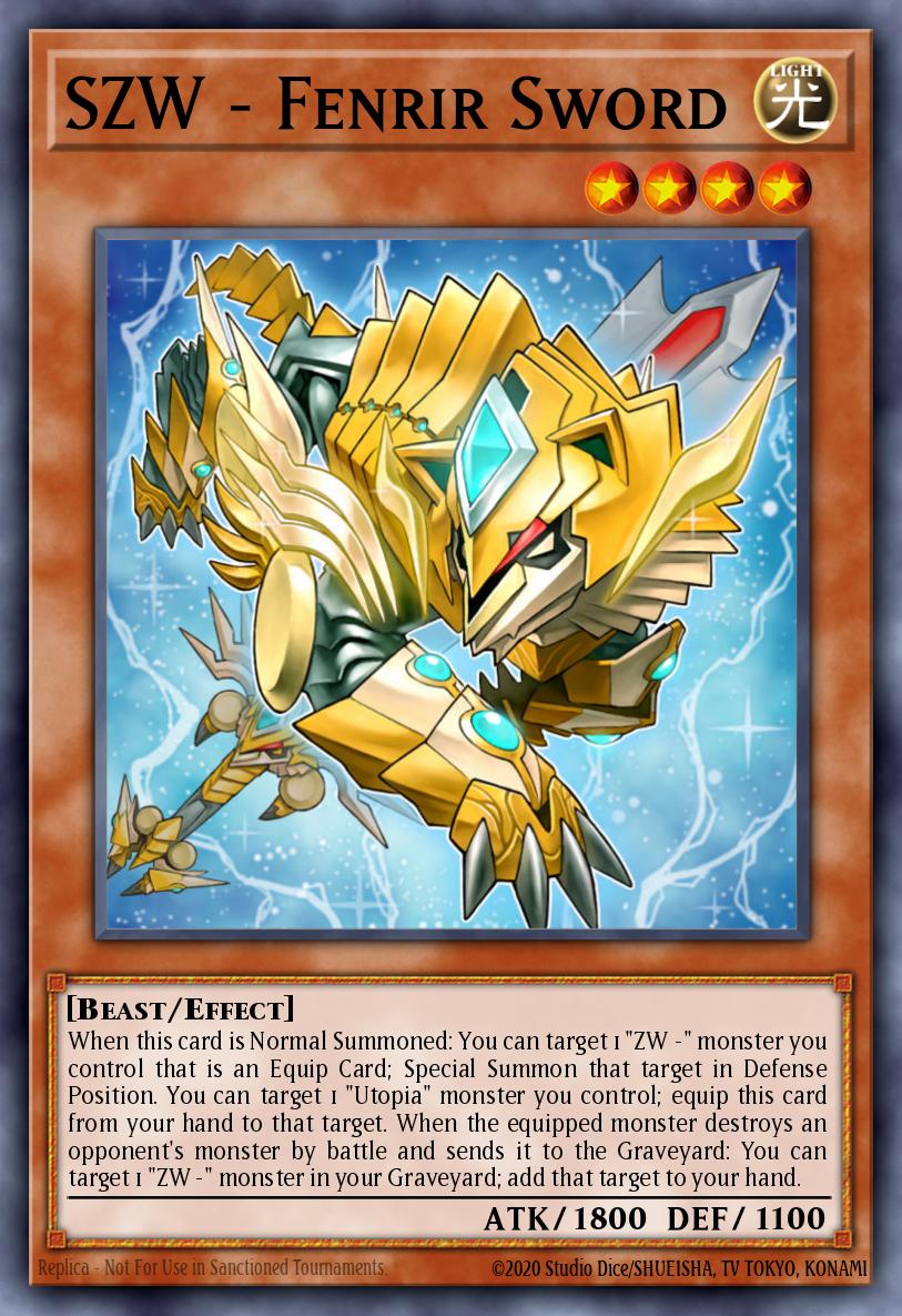 SZW - Fenrir Sword Common OP17-EN021 OTS Tournament Pack 17 Yugioh card