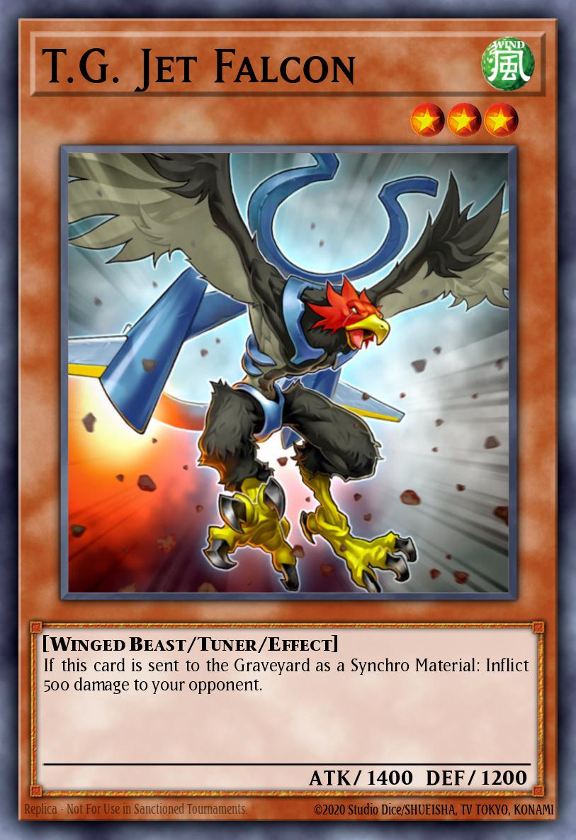 TG Jet Falcon Common EXVC-EN018 Extreme Victory Yugioh card