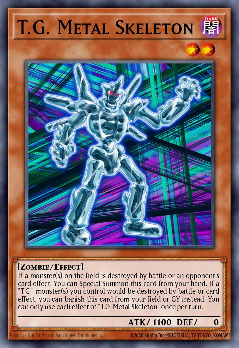 TG Metal Skeleton Common BLC1-EN090 Battles of Legend Chapter 1 Yugioh card