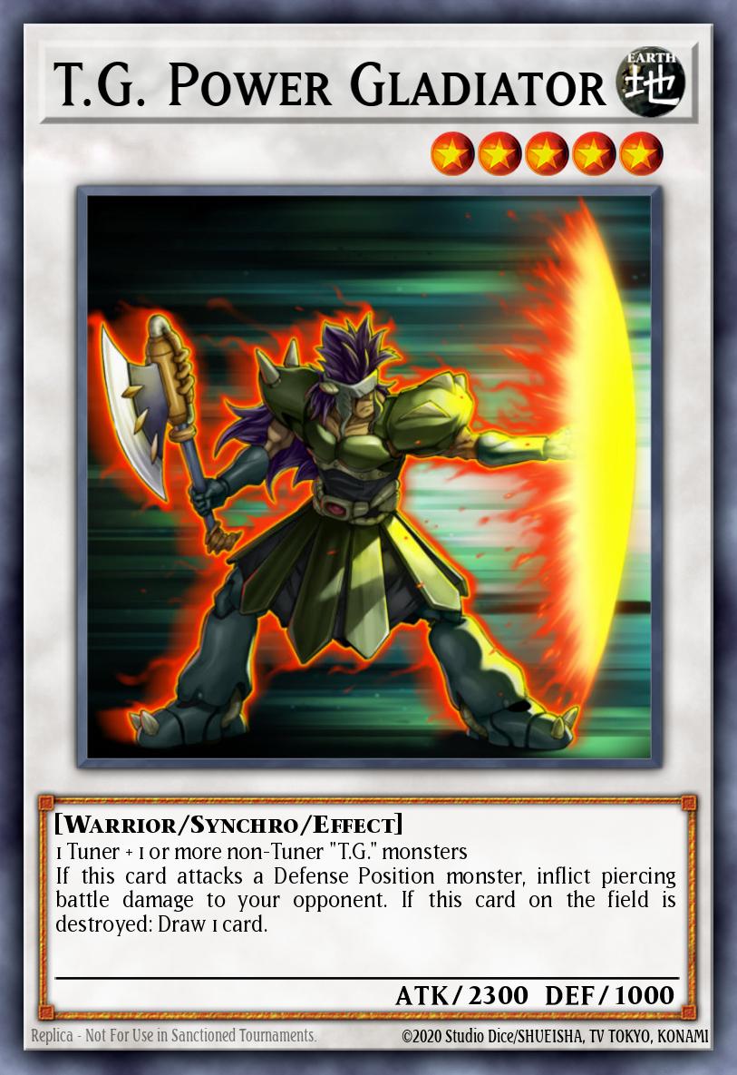 TG Power Gladiator Super Rare EXVC-EN041 Extreme Victory Yugioh card