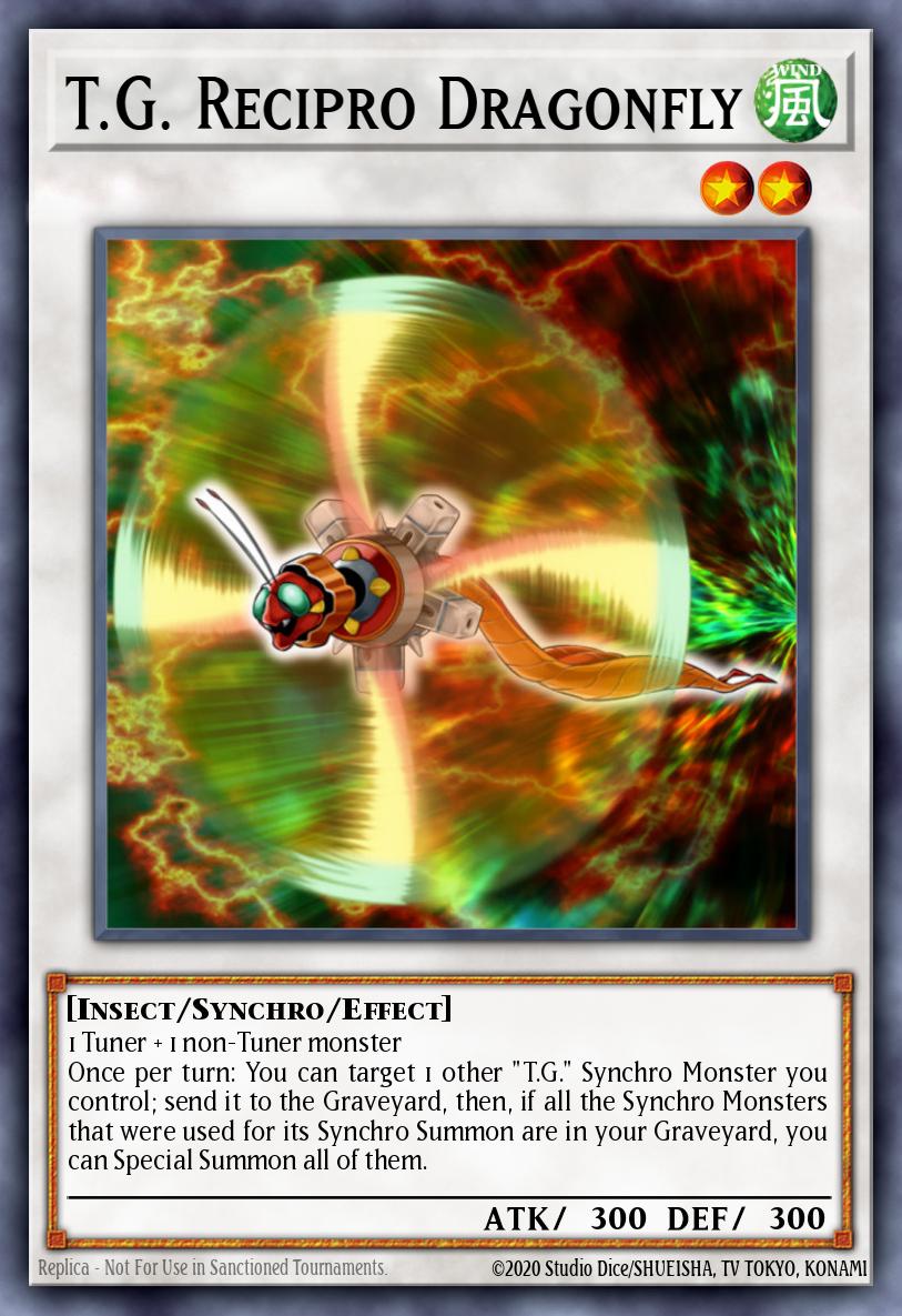 TG Recipro Dragonfly Rare EXVC-EN039 Extreme Victory Yugioh card