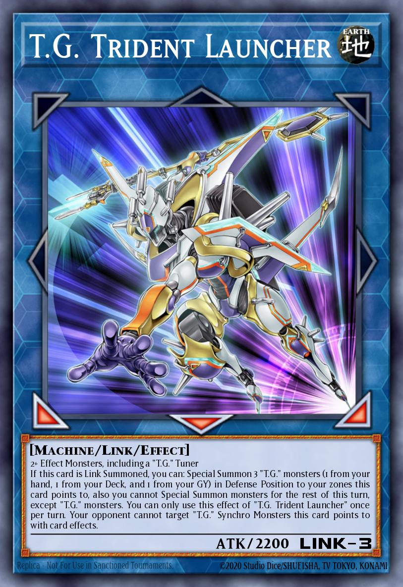 TG Trident Launcher Super Rare OP23-EN009 OTS Tournament Pack 23 Yugioh card