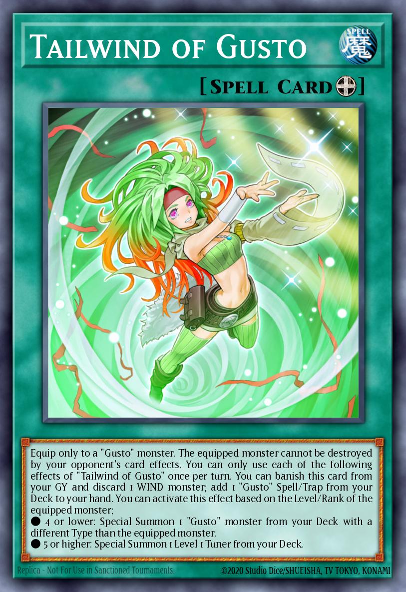 Tailwind of Gusto Common DAMA-EN061 Dawn of Majesty Yugioh card