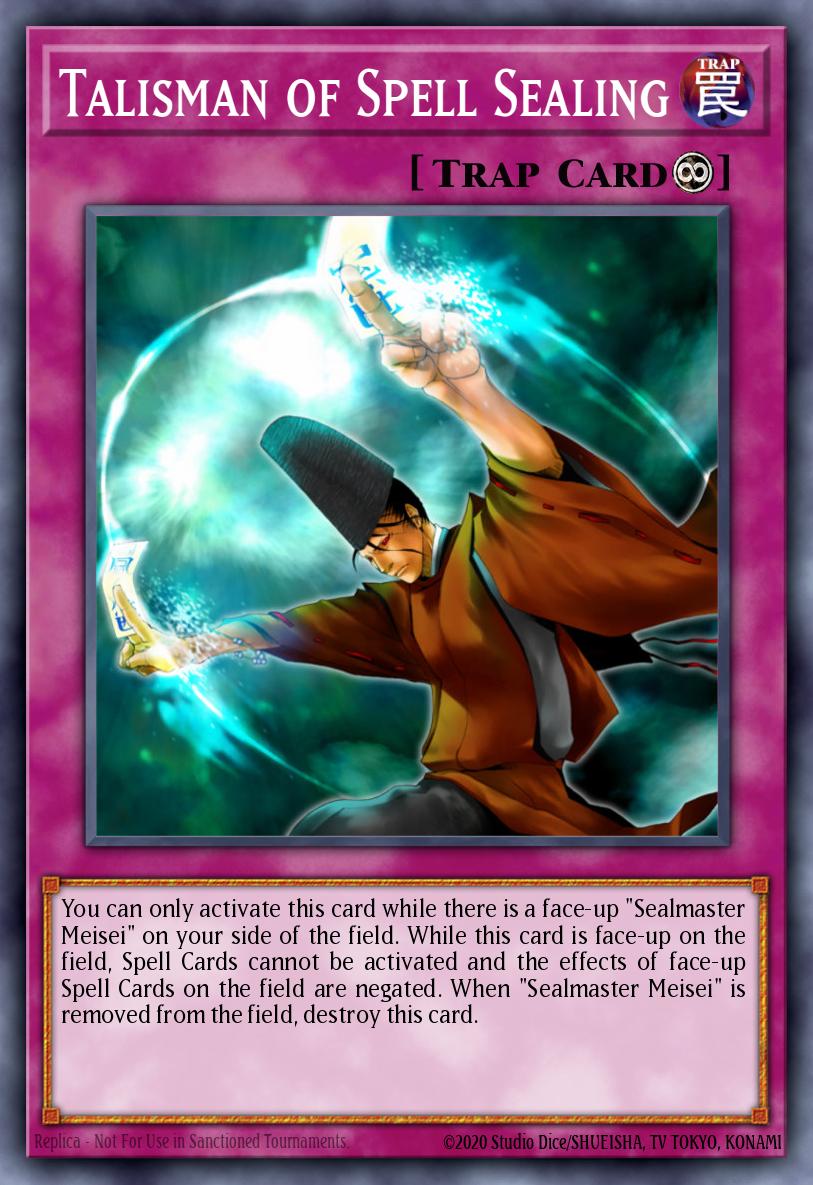 Talisman of Spell Sealing Rare AST-049 Ancient Sanctuary Yugioh card