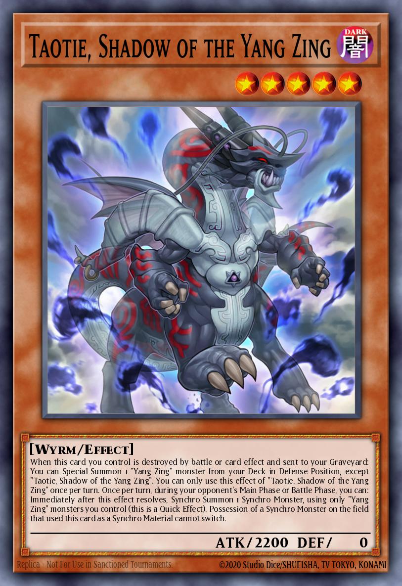 Taotie Shadow of the Yang Zing Super Rare MP15-EN150 2015 Mega-Tin Mega Pack Yugioh card