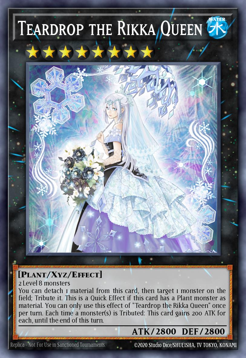 Teardrop the Rikka Queen Collector's Rare MAZE-EN053 Maze of Memories Yugioh card