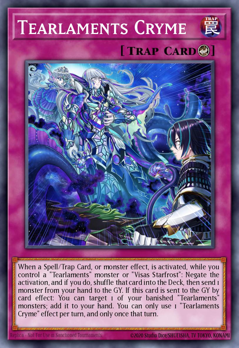Tearlaments Cryme Common POTE-EN073 Power of the Elements Yugioh card