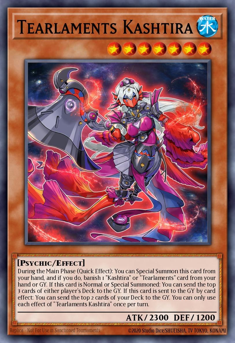 Tearlaments Kashtira Prismatic Secret Rare MP24-EN066 25th Anniversary Tin Dueling Mirrors Yugioh card