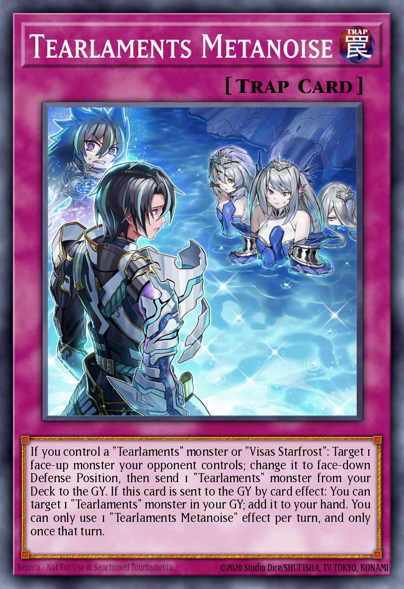 Tearlaments Metanoise Common POTE-EN071 Power of the Elements Yugioh card