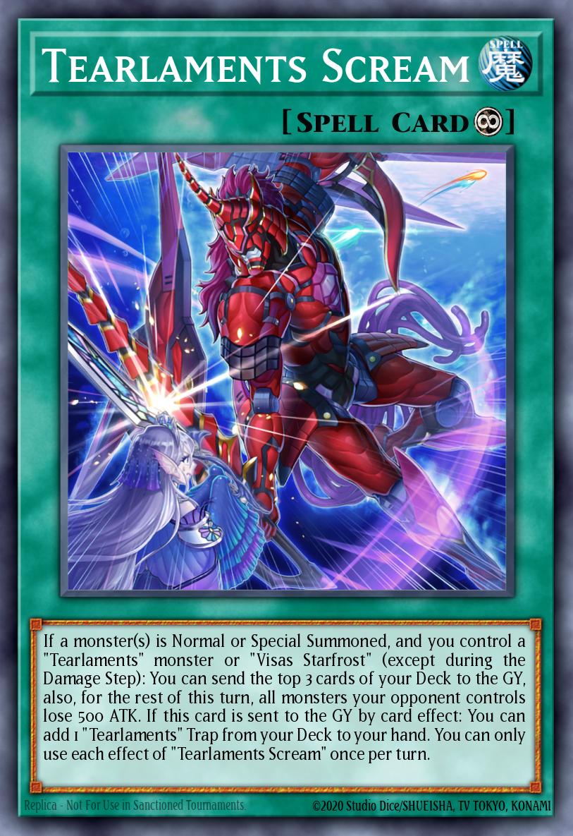 Tearlaments Scream Common DABL-EN058 Darkwing Blast Yugioh card
