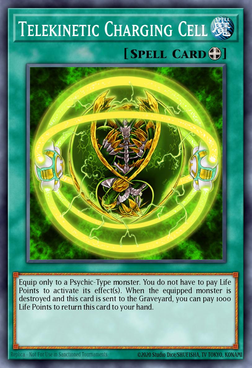 Telekinetic Charging Cell Rare TDGS-EN088 The Duelist Genesis Yugioh card