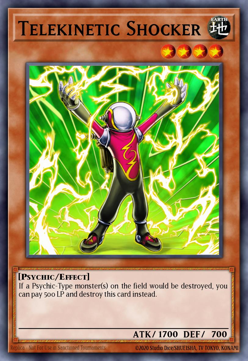 Telekinetic Shocker Rare BP03-EN048 Battle Pack 3 Monster League Yugioh card