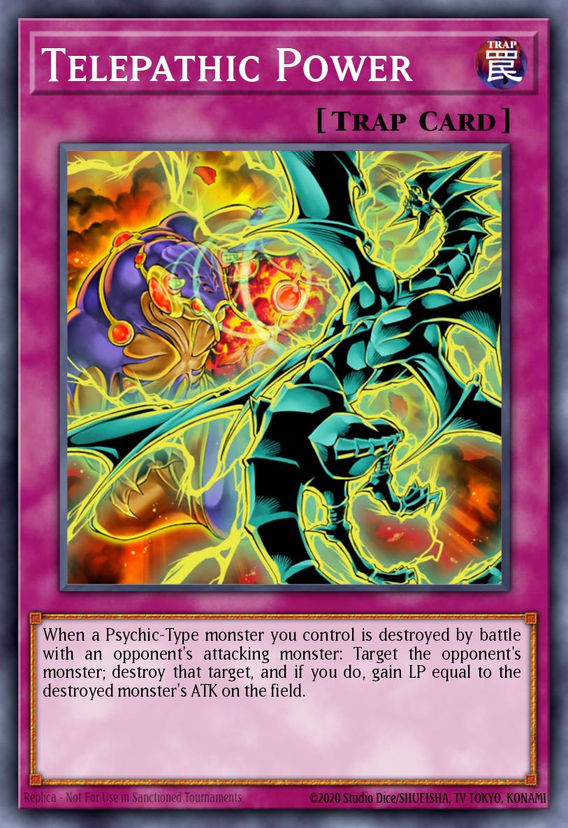 Telepathic Power Common BP03-EN208 Battle Pack 3 Monster League Yugioh card
