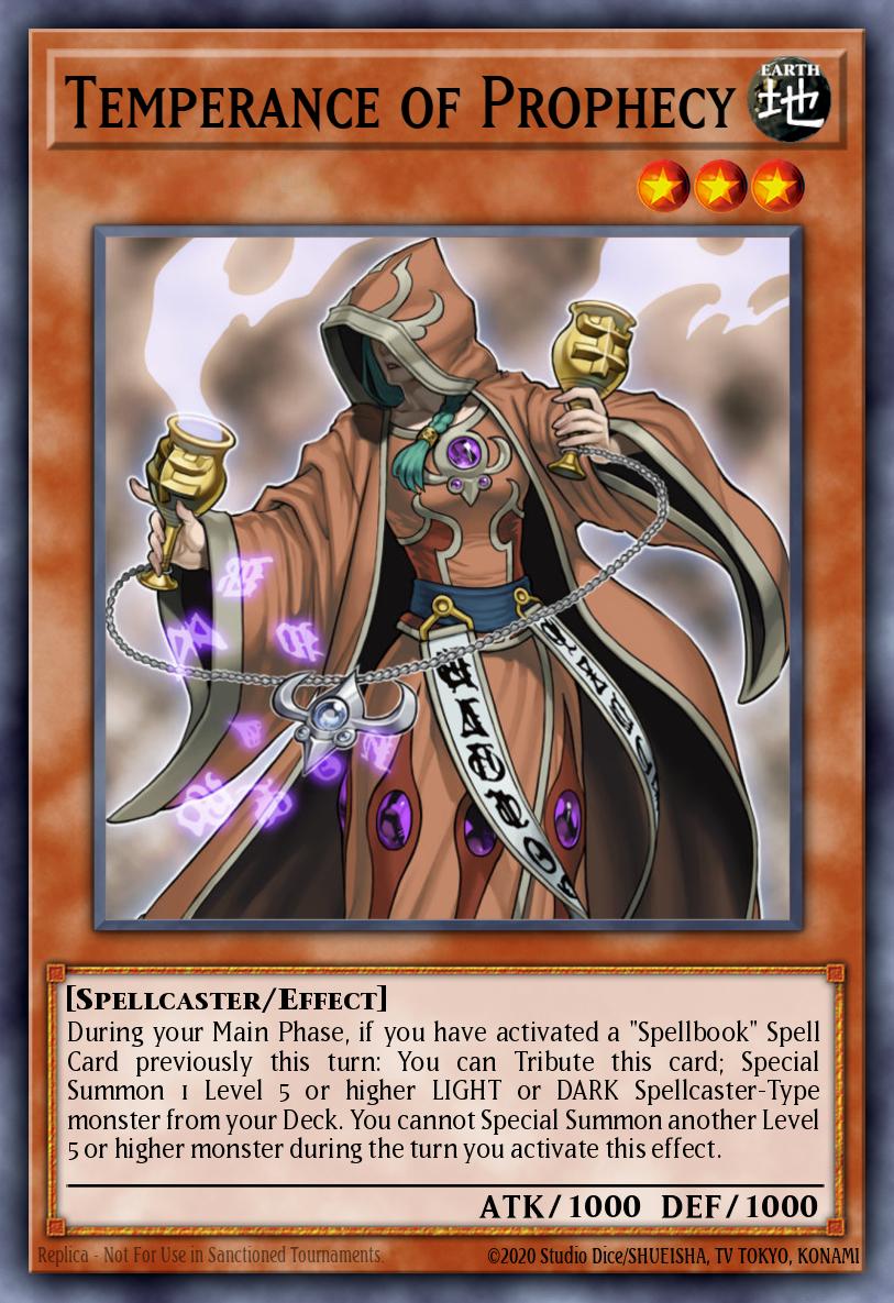 Temperance of Prophecy Super Rare REDU-EN017 Return of the Duelist Yugioh card