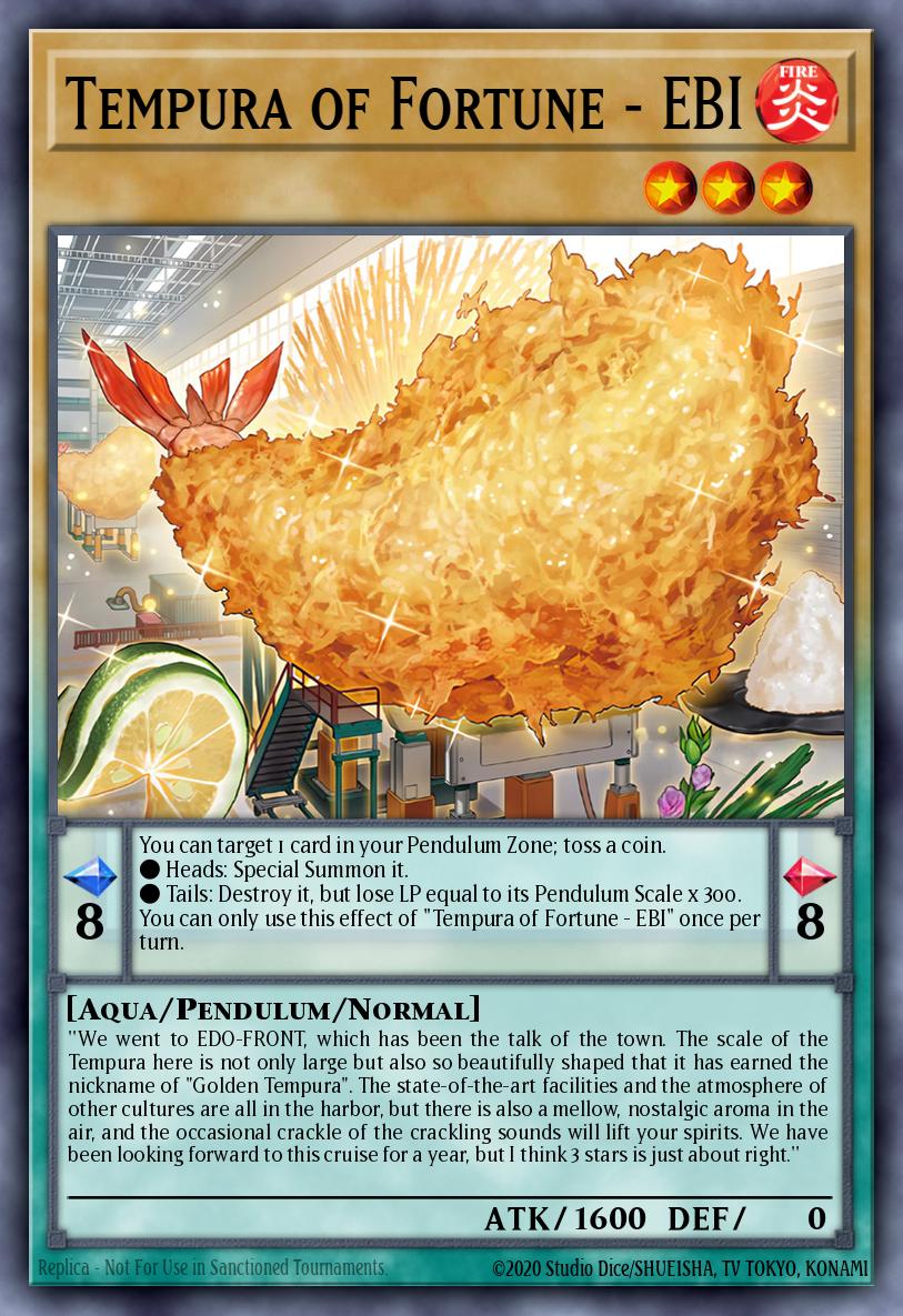 Tempura of Fortune - EBI Common SUDA-EN030 Supreme Darkness Yugioh card